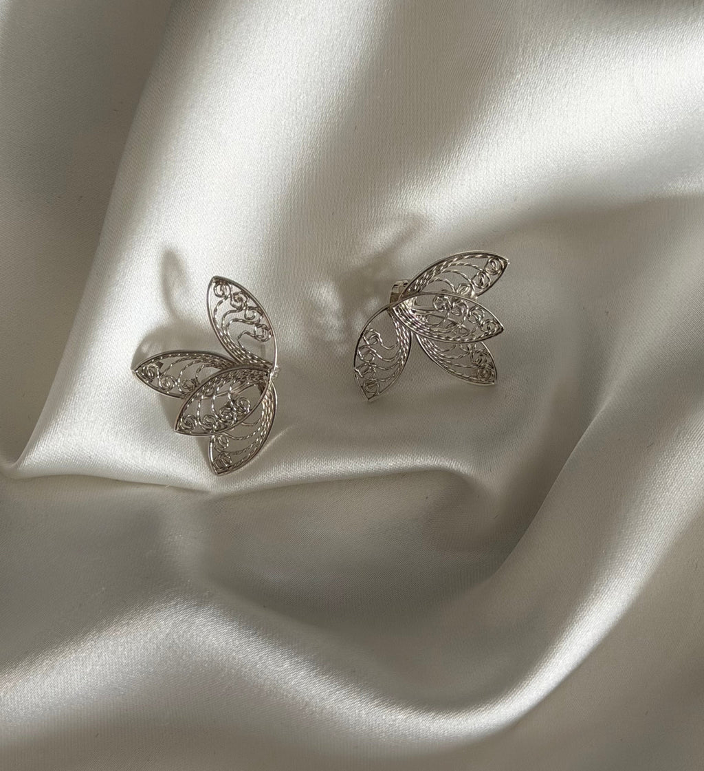 Aretes Filigrana Mariposa